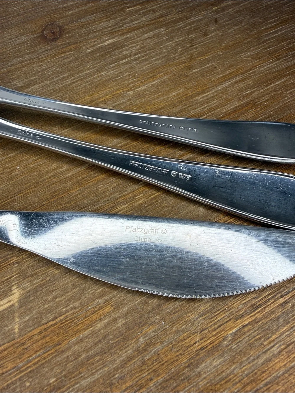 Pfaltzgraff Sonya Set Glossy 18/8 Stainless Steel Ergonomic Set Spoons & Knife